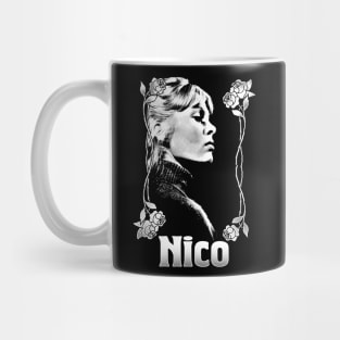 Nico • • Original Retro Fan Tribute Design Mug